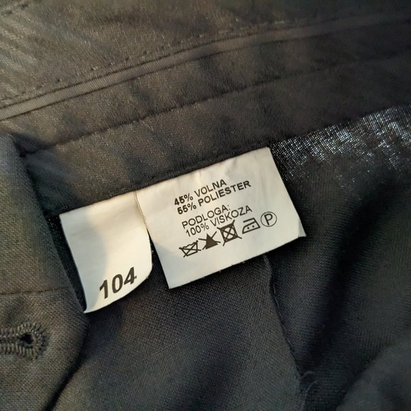 Men's Black Suit Pants (32W x 36L), Jacket (45 R) - Picture 13 of 16